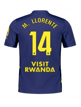 Billige Atletico Madrid Marcos Llorente #14 Bortedrakt 2025-26 Kortermet